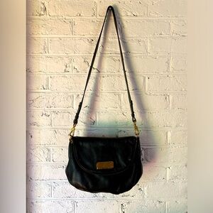 Marc Jacob’s Black leather Classic Q Natasha crossbody bag.